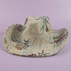 Absofuckinglutely Script Floral Cowboy Hat