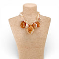 Chunky Beaded Seashell Necklace | Summer Statement Jewelry
