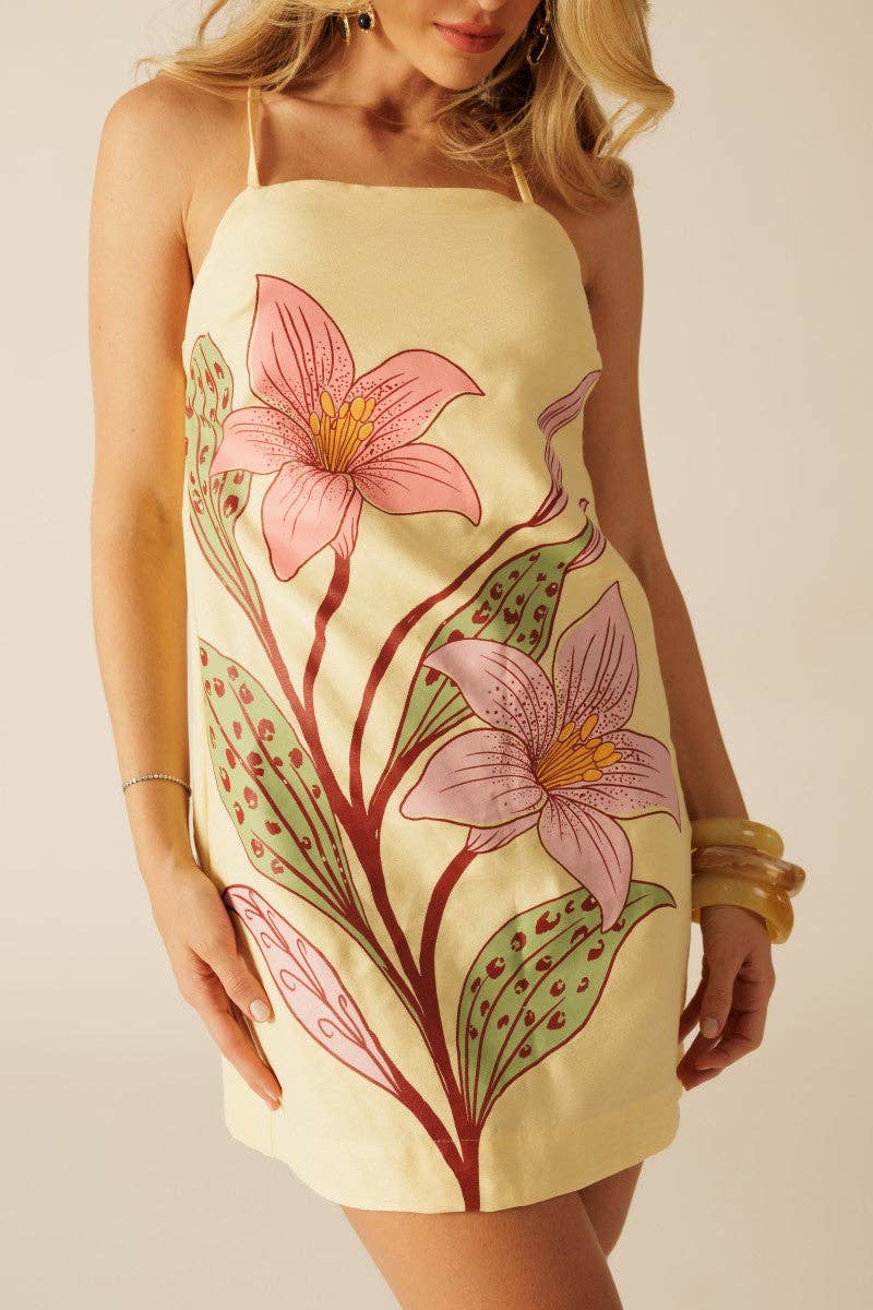 Botanical Short Dress