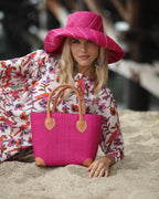 Augustine Raffia Straw Basket Bag - 3 Sizes