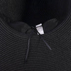 Wide Brim Straw Sun Hat With Cord Hat Band