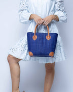 Augustine Raffia Straw Basket Bag - 3 Sizes