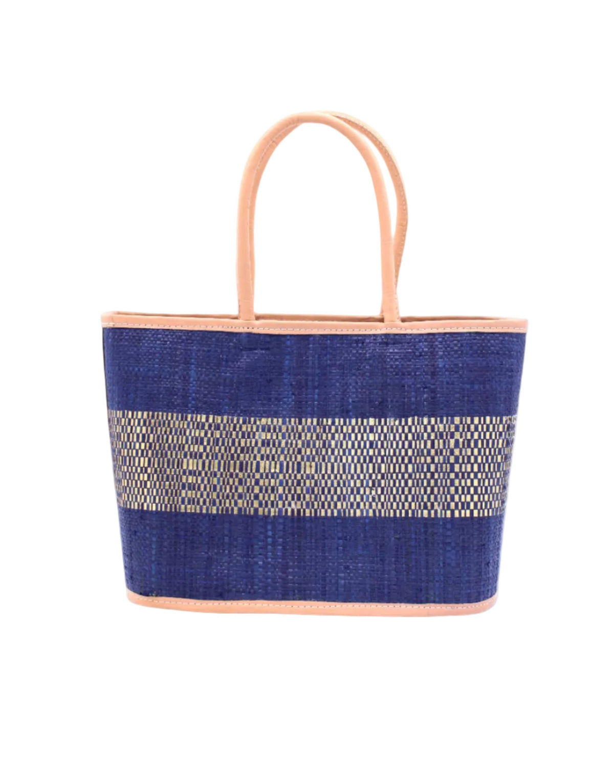 Wynwood Straw Raffia Tote Handbag with Metallic Detailing - 3 Sizes