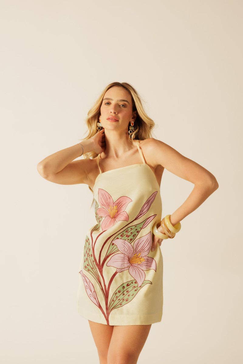 Botanical Short Dress