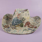 Absofuckinglutely Script Floral Cowboy Hat