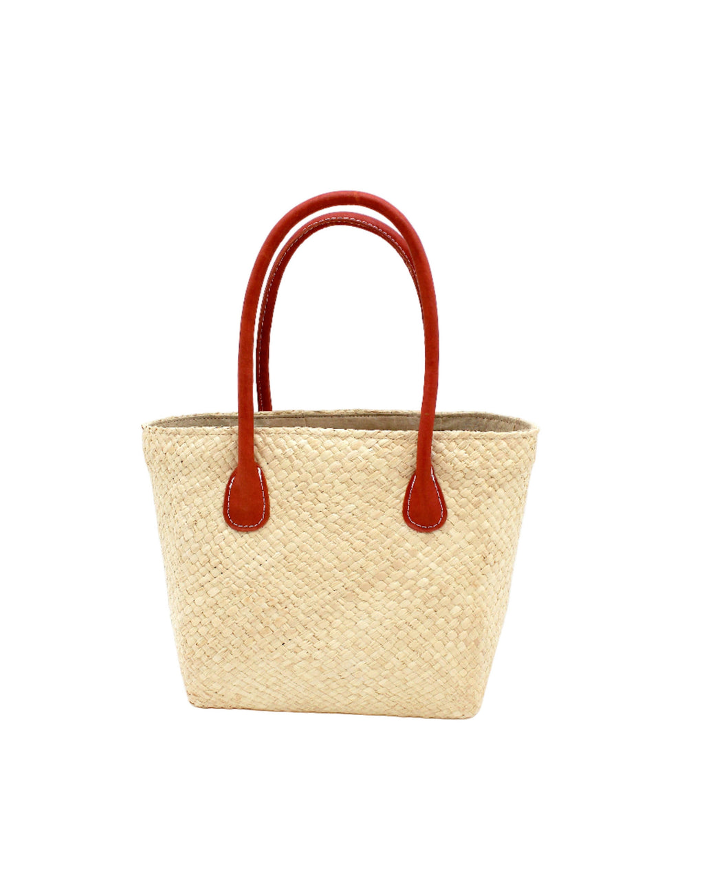 Pianina Small Woven Raffia Straw Basket Bag