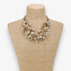 Chunky Shell & Pearl Necklace | Handmade Statement Jewelry