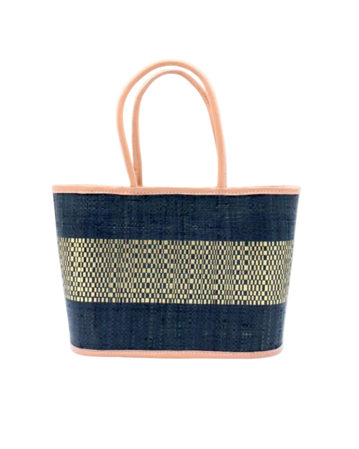 Wynwood Straw Raffia Tote Handbag with Metallic Detailing - 3 Sizes