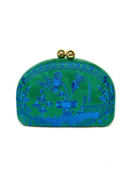 Garden Party- Embroidered Clutch