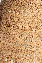 Intricate Straw Braided Bucket Hat