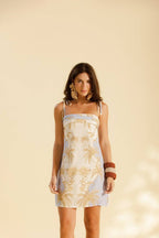 Celestial Coconut Tree Short Dress
