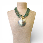 Mother of Pearl Shell Necklace | Handmade Statement Jewelry