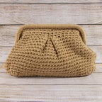 Smooth Crochet Knit Pouch Bag